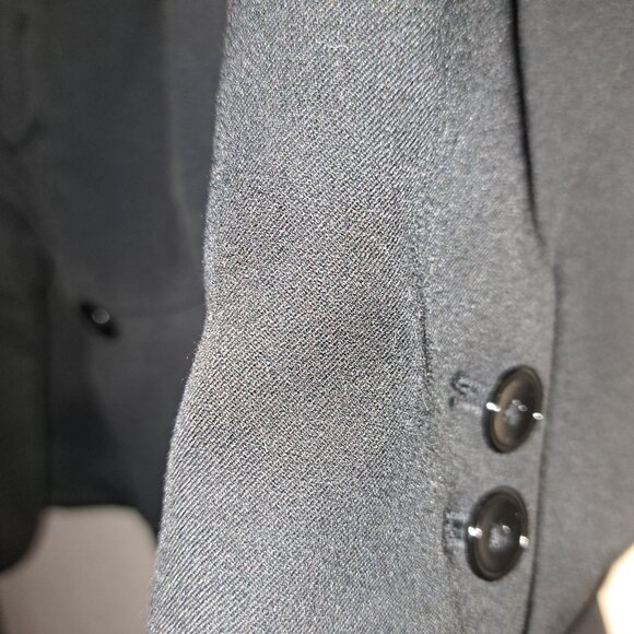 white house black market ruffle collar blazer - Picture 2 of 4